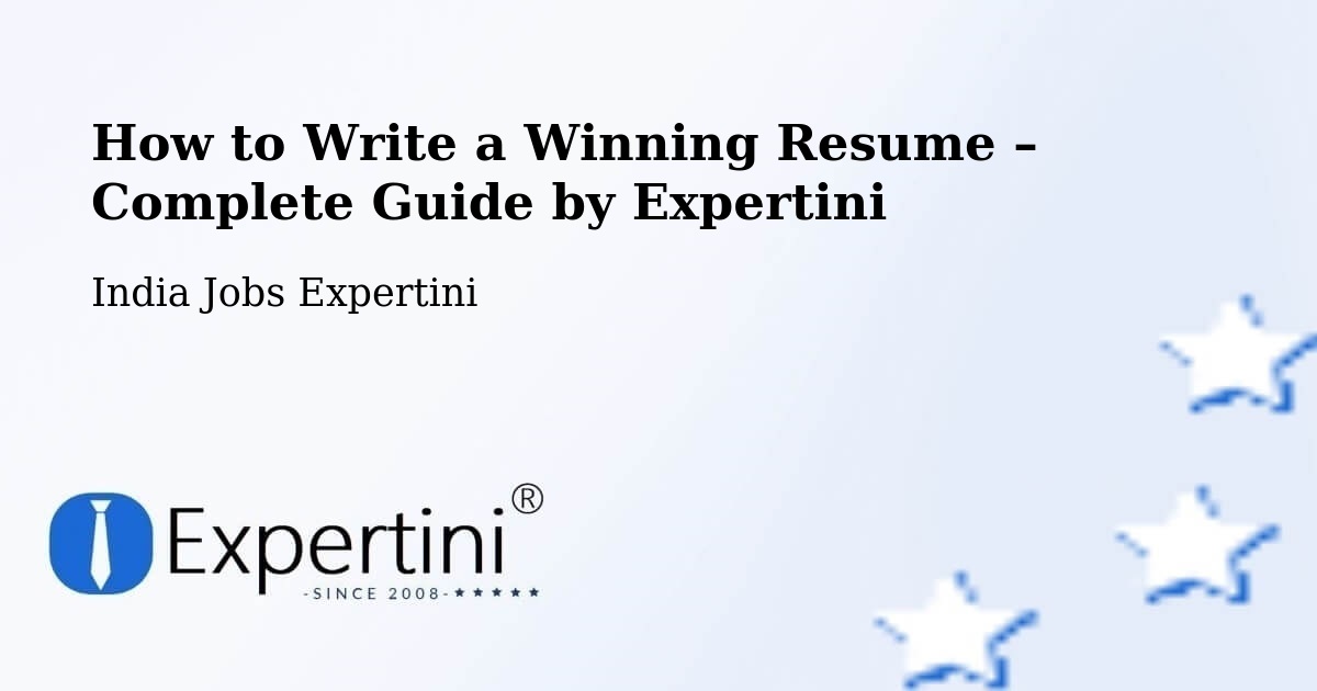 Resume Writing Guide for Job Seekers – Mathura - Mathura, India Jobs Expertini